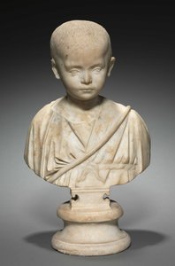 Busto ritratto di una ragazza, c.250-275 da Roman Imperial Period
