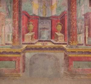 Affresco dal cubiculum di una villa a Boscoreale, c.50-40 a.C. da Roman Republican Period