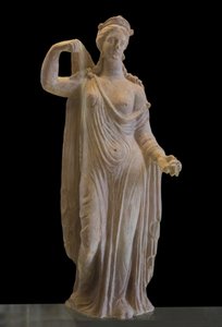 Arte greca Afrodite del tipo Genitrice (I secolo d.C.) terracotta da Roman Roman