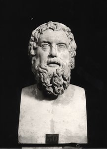 Busto di Aristofane da Roman Roman