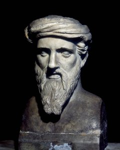 Busto di Pitagora (VI secolo a.C.), Musei Capitolini, Roma da Roman Roman