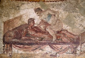 Affresco erotico dal Lupanare, Pompei (Lista del Patrimonio Mondiale UNESCO)