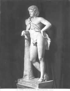 Fauno, copia di un originale di Prassitele (c.370-330 a.C.) da Roman Roman