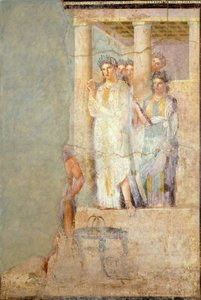 Affresco raffigurante Ifigenia in Tauride, dalla Casa di Cecilio Giocondo, Pompei