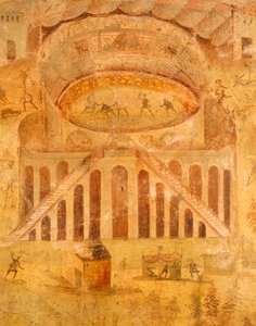 Affresco raffigurante una lite tra Pompeiani e Nocerini nell
