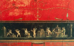 Fregio con cupido, Casa dei Vettii, Pompei (Lista del Patrimonio Mondiale UNESCO)