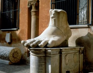 Piede sinistro, dal Colosso di Costantino