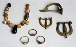 Anelli, fibbie e fibule, Masada (tecnica mista) da Roman Roman