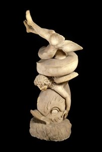 Arte romana: Eros su un delfino da Roman Roman