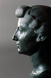 Arte romana: busto di Livia (55 a.C.-29 d.C.) (Livia Drusilla Augusta), moglie dell