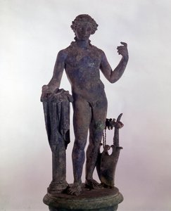 Statua di Apollo in bronzo. Museo delle Antichità Romane a Roma da Roman Roman