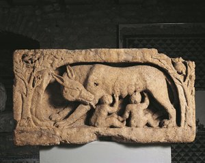 Romolo e Remo (calcare) da Roman Roman