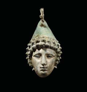 Elmo di Crosby Garrett, fine I secolo - II secolo d.C. (bronzo) da Roman Roman