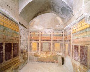 Volta decorata con affreschi in Secondo Stile Pompeiano, Casa delle Nozze d