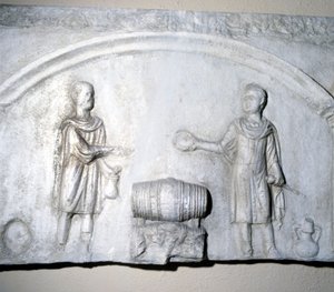 Insegna del mercante di vino in epoca romana da Roman Roman