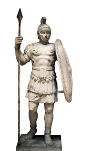 Scultura di una guardia pretoriana da Roman Roman