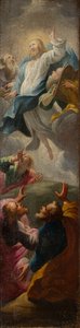 Cristo appare ai suoi discepoli, c.1650-1750 da Roman School