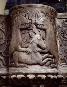 Animali in lotta (dettaglio)