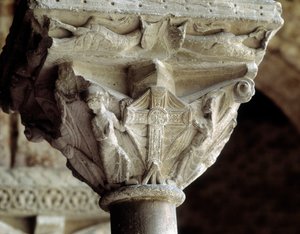 Capitello rappresentante la croce gloriosa (scultura)