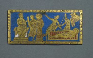 Condanna e martirio di San Lorenzo, c.1180