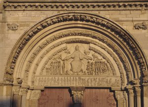 Timpano della Cattedrale di Vézelay (Yonne 89)