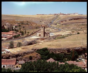 Vista della chiesa, fondata dai Cavalieri dell
