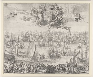 Viaggio di Guglielmo III in Inghilterra, 1688 da Romeyn de Hooghe (attributed to workshop of)