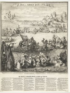 Caricatura sulla presa della flotta d