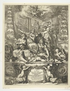 Allegoria sulla morte di Michiel de Ruyter, 1676 da Romeyn de Hooghe