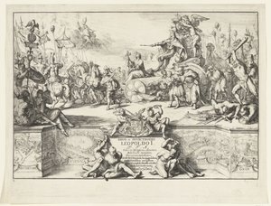 Allegoria delle vittorie di Leopoldo I da Romeyn de Hooghe