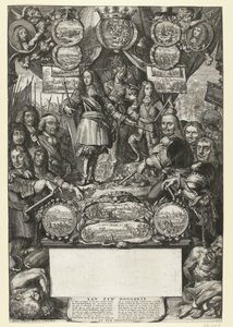 Allegoria delle vittorie di Guglielmo III nel 1673