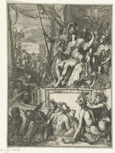 Rappresentazione allegorica del commercio (marittimo) da Romeyn de Hooghe