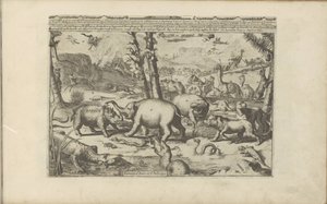 Animali asiatici e africani da Romeyn de Hooghe