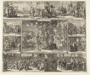 La pace di Westminster, 1674 da Romeyn de Hooghe