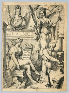 Frontespizio, "Histoire Metalique de Guillaume III, Roy de la Grande Bretaigne" da Romeyn de Hooghe
