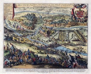 Guerra polacco-turca (1672-1676) - La battaglia di Trembowla nel 1675 da Romeyn de Hooghe