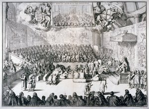 Het hoog-en lager-huys van Engelandt da Romeyn de Hooghe