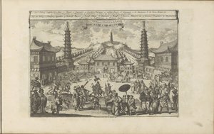 Corte a Pechino da Romeyn de Hooghe