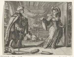 Illustrazione per Le calendrier des vieillards da Contes et nouvelles di Fontaine