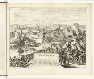 Presa di Maastricht dal duca di Parma, 1579 da Romeyn de Hooghe