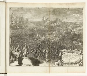 Marcia notturna dei soldati spagnoli verso Duiveland, 1575 da Romeyn de Hooghe