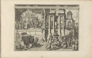 Cerimonia di accoglienza presso i cinesi da Romeyn de Hooghe