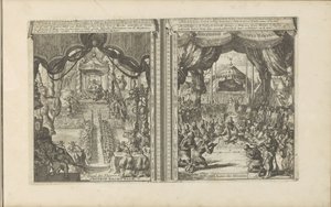 Tribunale in Cina e Abissinia da Romeyn de Hooghe