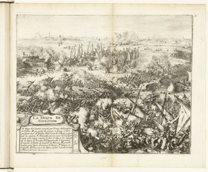Battaglia per la diga di Kauwenstein, 1585 da Romeyn de Hooghe