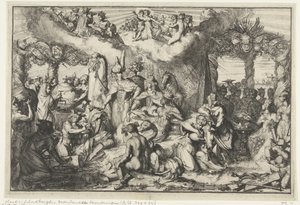 Tempo di pace tra i popoli da Romeyn de Hooghe
