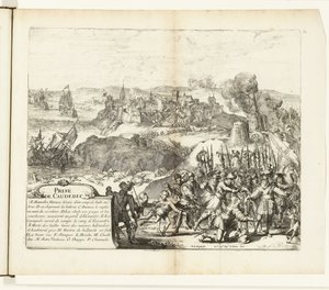 Conquista di Caudebec, 1592 da Romeyn de Hooghe