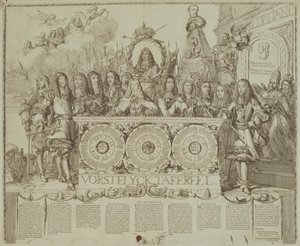 Vorstelyck Tafereel, c.1676 da Romeyn de Hooghe