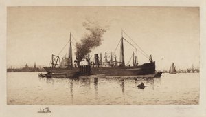 Senza titolo (Vapore nel porto di Boston) da Rominer Lovewell