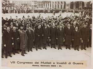 "VIII Congresso dei Mutilati e Invalidi di Guerra - Roma, gennaio 1933 - 11" da Romolo del Papa