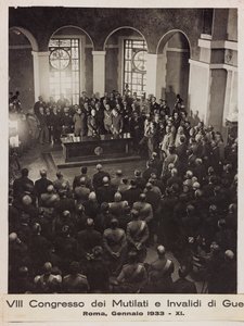 "VIII Congresso dei Mutilati e Invalidi di Guerra - Roma, gennaio 1933 - 11"